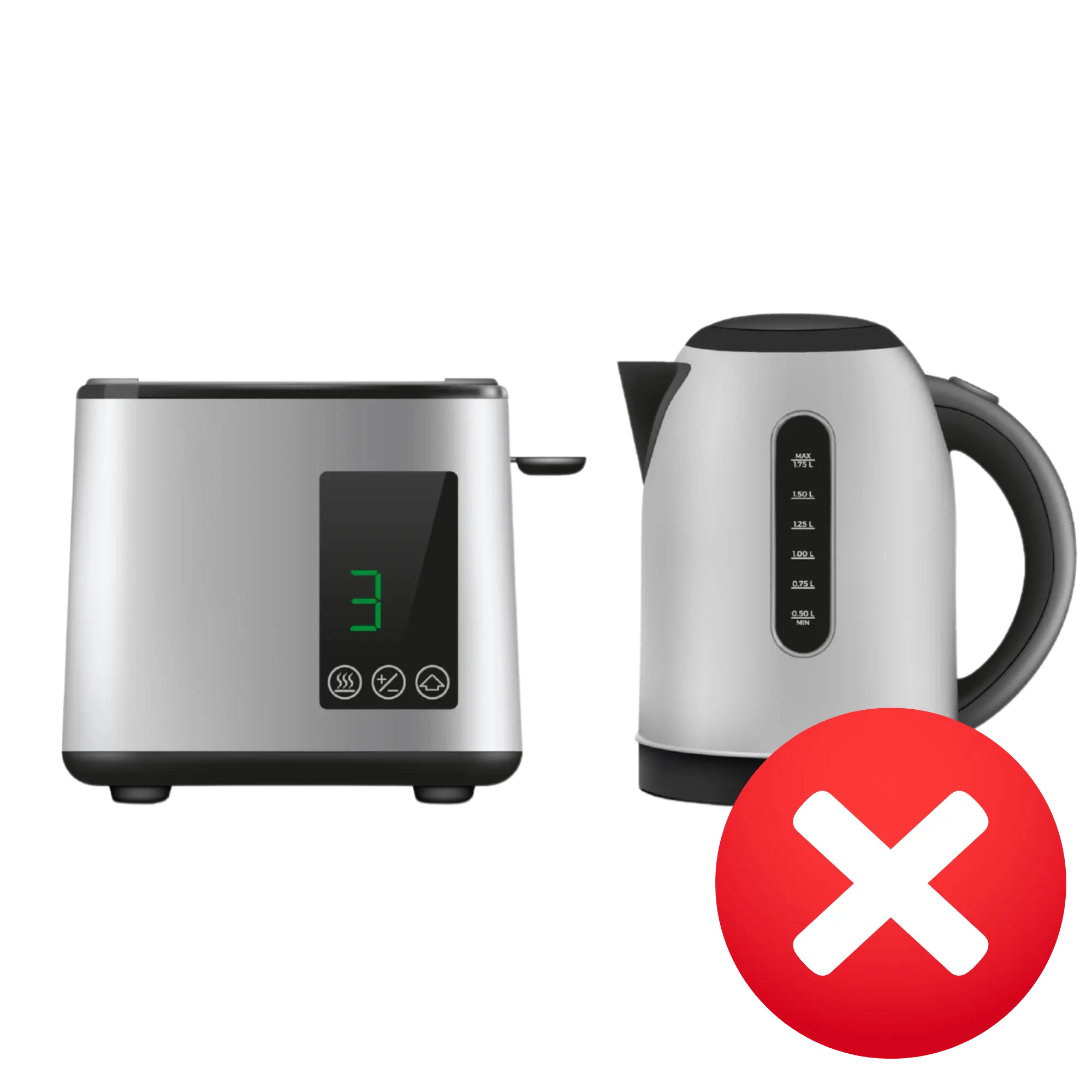 toaster - electric kettle. not service