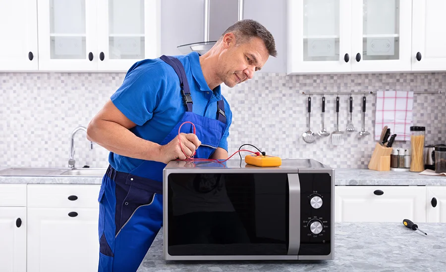 microwave repair man